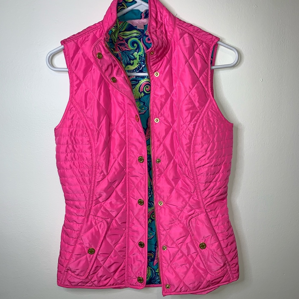 Lilly Pulitzer Quilted Vest